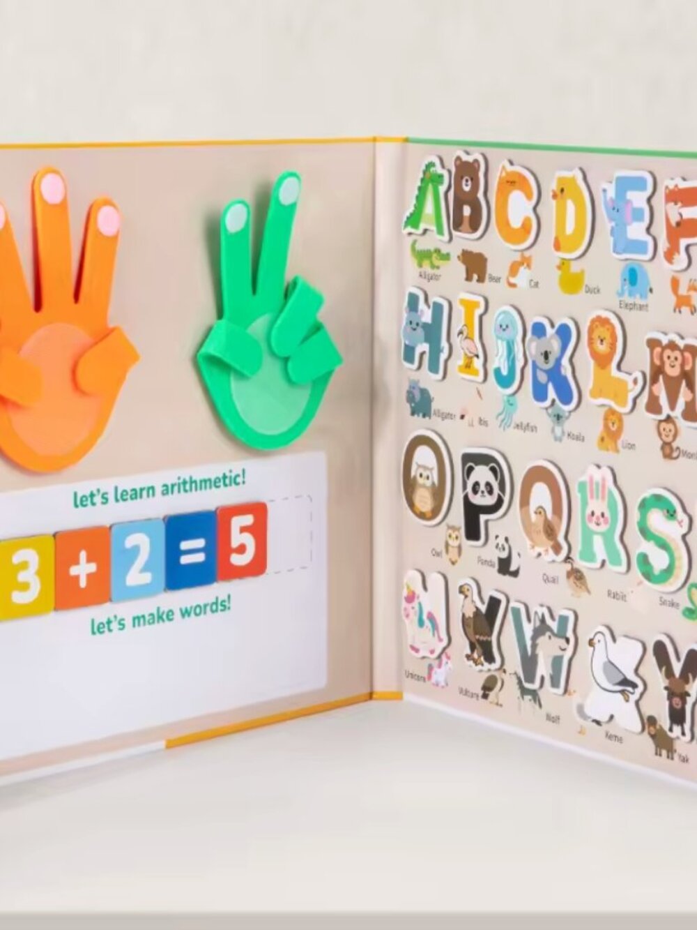 Magnetic Alphabet & Math Set, 53pc Montessori Learning Toy - Picture 10 of 16